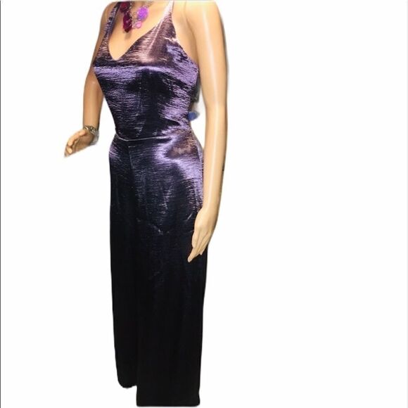 Eyeshadow Purple Jumpsuit Size Medium NWT - Picture 9 of 9